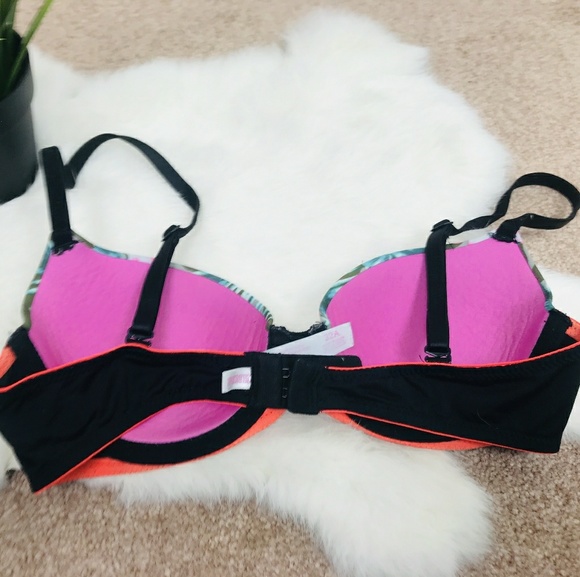 PINK VS Bra Lightly Lined Floral Sz: 32A - Picture 3 of 5